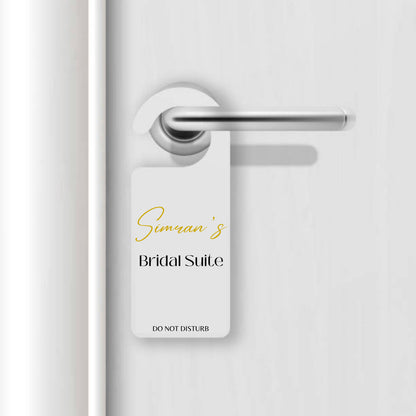 Bridal Suite Door Hanger