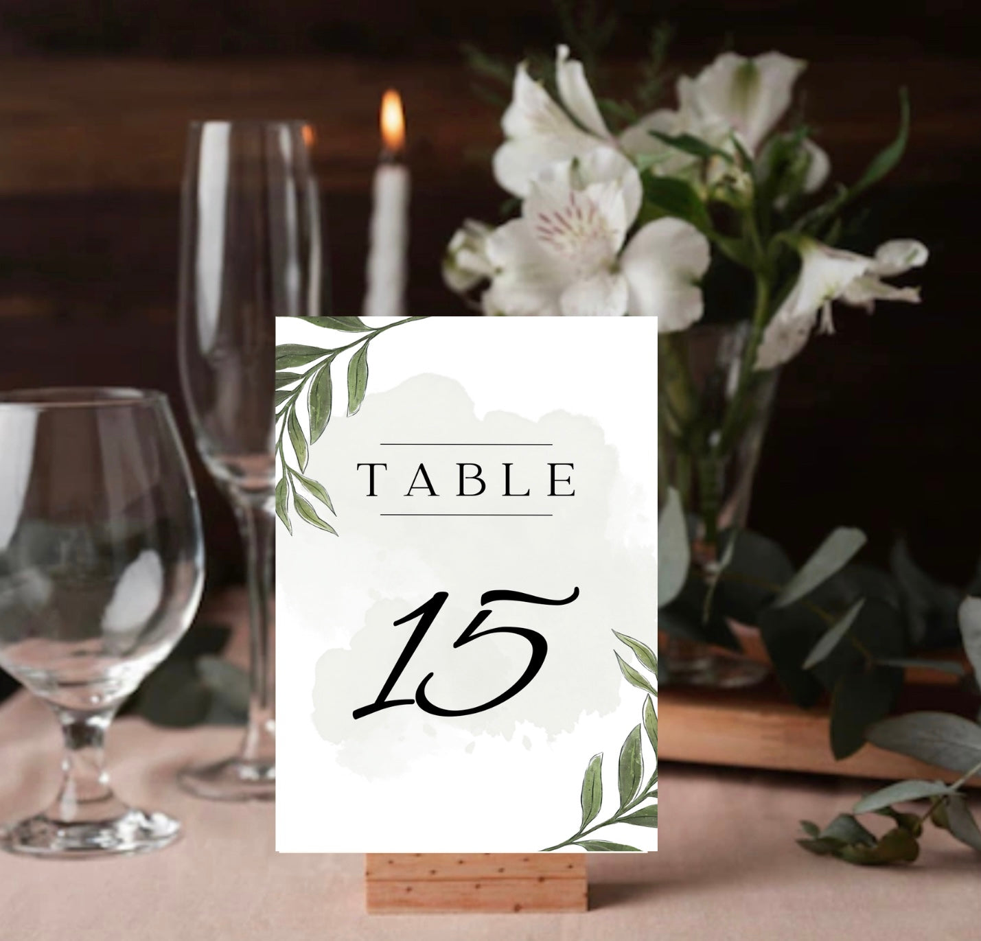 Table Number | ENCHANTED GREENS Collection