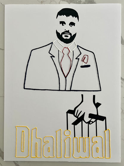 'The Godfather' Rangoli Board