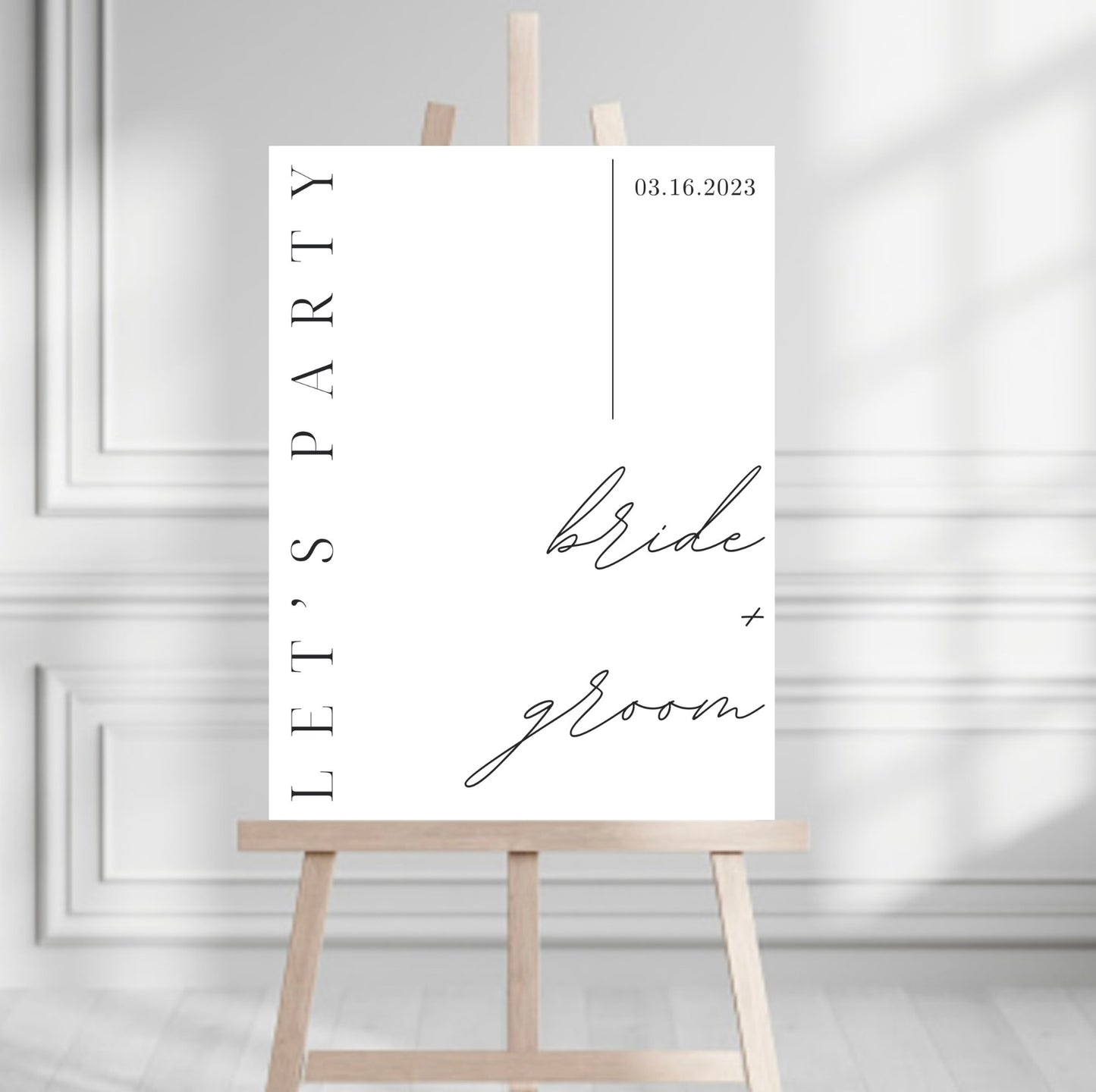 Reception Sign | PURE RADIANCE Collection