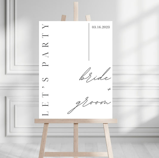 Reception Sign | PURE RADIANCE Collection