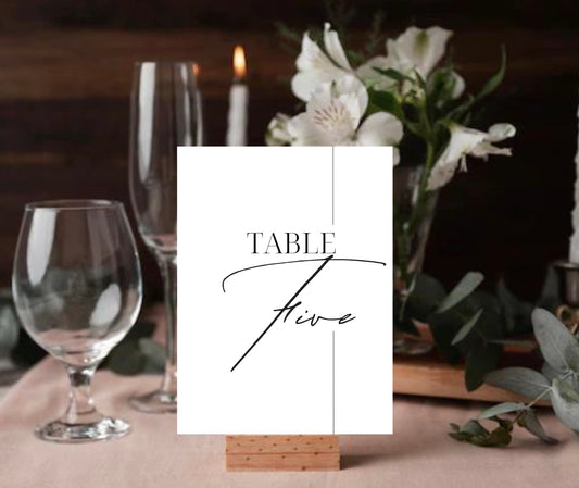 Table Number | PURE RADIANCE Collection