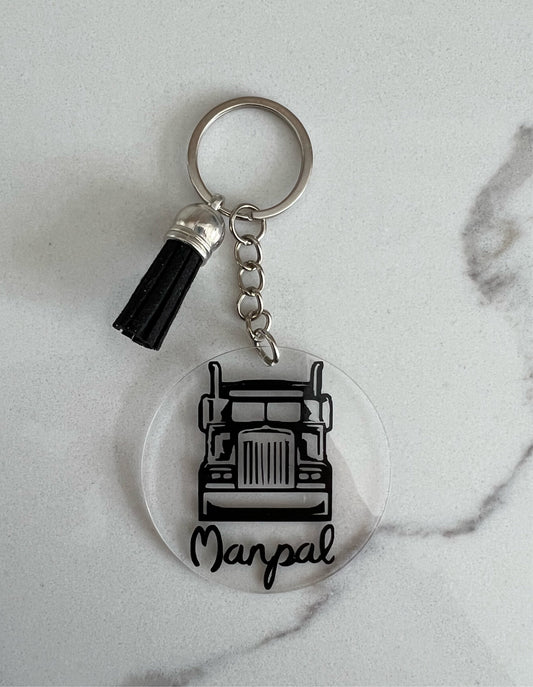 Trucker Keychain